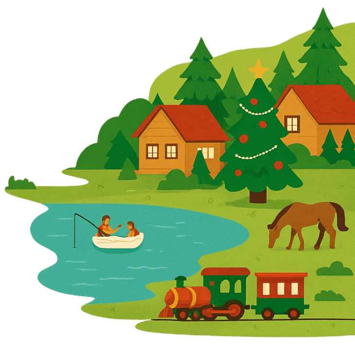 Eco Pousada com lago e chalés